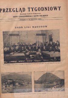 Przegląd Tygodniowy: bezpłatny dodatek ilustrowany Głosu Leszczyńskiego i Głosu Polskiego 1928.12.30