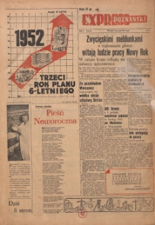 Express Poznański 1952.01.01 Nr1