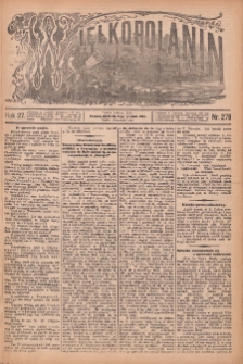 Wielkopolanin 1909.12.05 R.27 Nr278