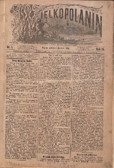 Wielkopolanin 1898.01.01 R.16 Nr1