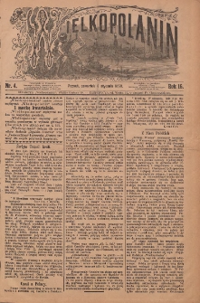 Wielkopolanin 1898,01.06 R.16 Nr4