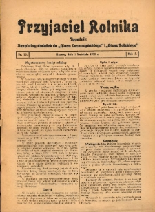 Przyjaciel Rolnika: bezpłatny dodatek do Głosu Leszczyńskiego i Głosu Polskiego 1932.04.01 R.5 Nr13