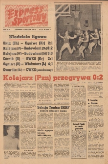 Express Sportowy 1952.10.06 Nr40