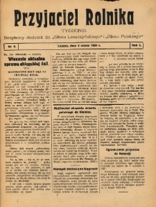 Przyjaciel Rolnika: bezpłatny dodatek do Głosu Leszczyńskiego i Głosu Polskiego 1934.03.04 R.7 Nr9