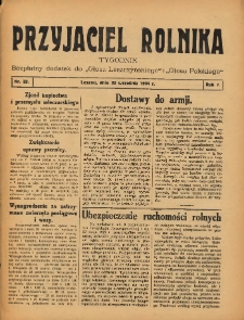 Przyjaciel Rolnika: bezpłatny dodatek do Głosu Leszczyńskiego i Głosu Polskiego 1934.09.30 R.7 Nr39