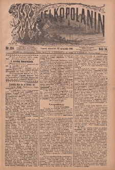 Wielkopolanin 1898.09.22 R.16 Nr216