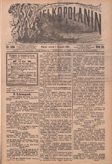 Wielkopolanin 1898.11.01 R.16 Nr250