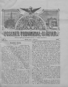 Posener Provinzial-Bl&auml;tter 1906.01.07 Nr1