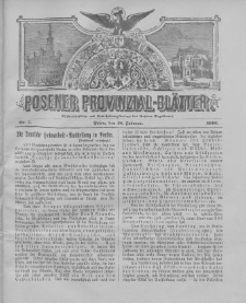 Posener Provinzial-Bl&auml;tter 1906.02.18 Nr7