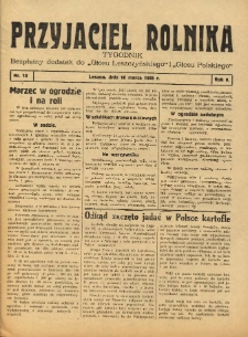 Przyjaciel Rolnika: bezpłatny dodatek do Głosu Leszczyńskiego i Głosu Polskiego 1935.03.10 R.8 Nr10