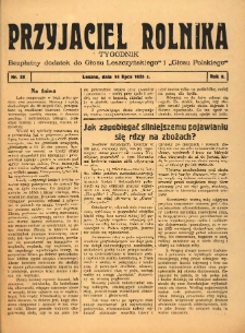 Przyjaciel Rolnika: bezpłatny dodatek do Głosu Leszczyńskiego i Głosu Polskiego 1935.07.14 R.8 Nr28