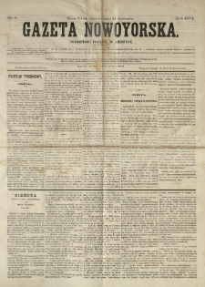 Gazeta Nowoyorska. Czasopismo Polskie w Ameryce. 1874.01.31 No 5
