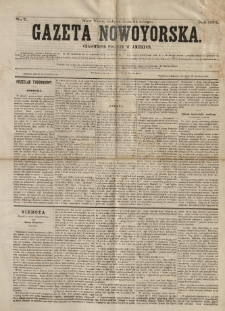 Gazeta Nowoyorska. Czasopismo Polskie w Ameryce. 1874.02.14 No 7