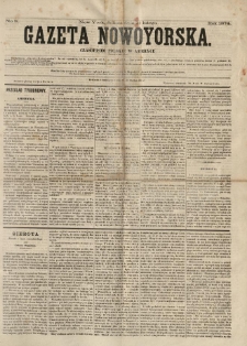 Gazeta Nowoyorska. Czasopismo Polskie w Ameryce. 1874.02.21 No 8