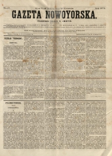 Gazeta Nowoyorska. Czasopismo Polskie w Ameryce. 1874.04.25 No 17
