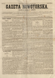 Gazeta Nowoyorska. Czasopismo Polskie w Ameryce. 1874.05.23 No 21