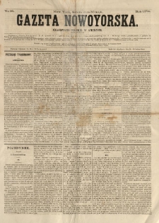 Gazeta Nowoyorska. Czasopismo Polskie w Ameryce. 1874.05.30 No 22