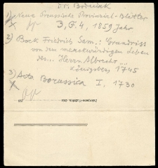 Materiały Stanisława Bodniaka do biogramu Albrechta Hohenzollerna (1490-1568)