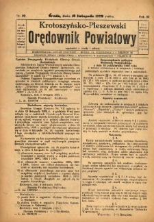 Krotoszyńsko-Pleszewski Orędownik Powiatowy 1929.11.13 R.56 Nr90