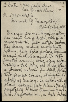 R&oacute;żne Marii Zamoyskiej: Notatki, wypisy z druk&oacute;w, rozważania religijne m.in. Reguła Stowarzyszenia pod wezw. św. J&oacute;zefa, odezwy, uchwały, sprawozdania, wiersze (Mickiewicz i Słowacki w tłum. franc.) piosenki legionowe, katalogi biblioteczne etc. Vol. 1-2