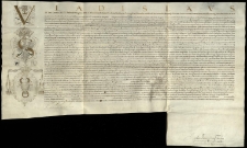 Nominacja Andrzeja Leszczyńskiego, bpa kamienieckiego i opata tynieckiego, podkanclerzem Kr&oacute;lestwa Polskiego