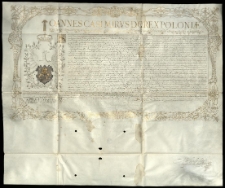 Nominacja bpa Andrzeja Leszczyńskiego, podkanclerzego koronnego na stanowisko kanclerza Kr&oacute;lestwa Polskiego