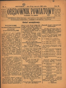 Orędownik Powiatowy 1923.01.27 R.48 Nr4