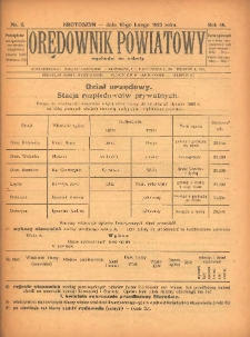 Orędownik Powiatowy 1923.02.10 R.48 Nr6