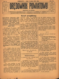 Orędownik Powiatowy 1923.03.17 R.48 Nr11