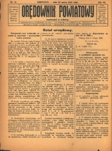 Orędownik Powiatowy 1923.03.24 R.48 Nr12