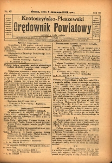 Krotoszyńsko-Pleszewski Orędownik Powiatowy 1929.06.05 R.56 Nr45
