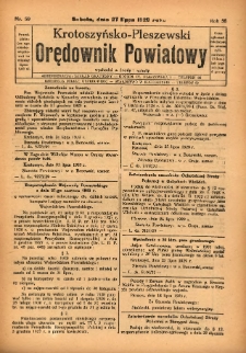 Krotoszyńsko-Pleszewski Orędownik Powiatowy 1929.07.27 R.56 Nr59