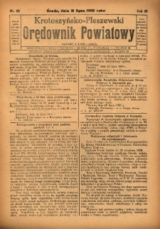 Krotoszyńsko-Pleszewski Orędownik Powiatowy 1929.07.31 R.56 Nr60