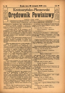 Krotoszyńsko-Pleszewski Orędownik Powiatowy 1929.08.28 R.56 Nr68