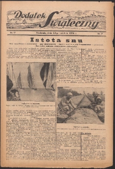 Dodatek świąteczny: tygodniowy dodatek do Gońca Nadwiślańskiego 1934.04.22 Nr17