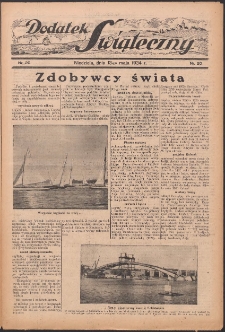 Dodatek Świąteczny: tygodniowy dodatek do Gońca Nadwiślańskiego 1934.05.13 Nr20