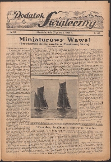 Dodatek Świąteczny: tygodniowy dodatek do Gońca Nadwiślańskiego 1934.05.27 Nr22