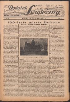 Dodatek Świąteczny: tygodniowy dodatek do Gońca Nadwiślańskiego 1934.06.03 Nr23