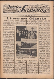 Dodatek Świąteczny: tygodniowy dodatek do Gońca Nadwiślańskiego 1934.06.17 Nr25