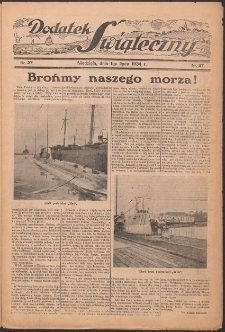 Dodatek Świąteczny: tygodniowy dodatek do Gońca Nadwiślańskiego 1934.07.01 Nr27