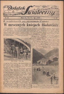 Dodatek Świąteczny: tygodniowy dodatek do Gońca Nadwiślańskiego 1934.07.15 Nr29