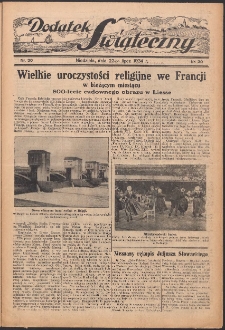 Dodatek Świąteczny: tygodniowy dodatek do Gońca Nadwiślańskiego 1934.07.22 Nr30