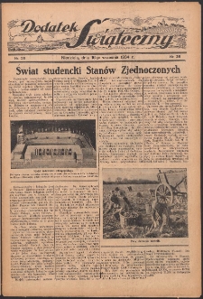 Dodatek Świąteczny: tygodniowy dodatek do Gońca Nadwiślańskiego 1934.09.16 Nr38