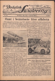 Dodatek Świąteczny: tygodniowy dodatek do Gońca Nadwiślańskiego 1934.09.16 Nr38