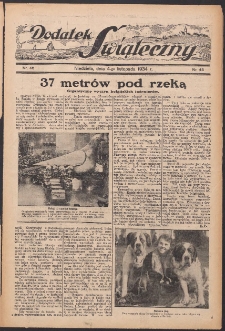 Dodatek Świąteczny: tygodniowy dodatek do Gońca Nadwiślańskiego 1934.11.04 Nr45