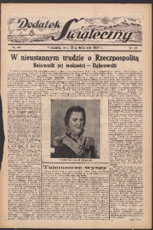 Dodatek Świąteczny: tygodniowy dodatek do Gońca Nadwiślańskiego 1934.11.25 Nr48