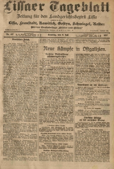 Lissaer Tageblatt. 1917.07.08 Nr.157