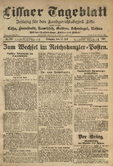 Lissaer Tageblatt. 1917.07.17 Nr.164