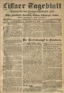 Lissaer Tageblatt. 1917.08.02 Nr.178