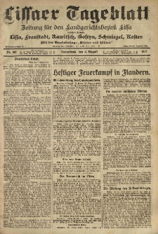 Lissaer Tageblatt. 1917.08.04 Nr.180